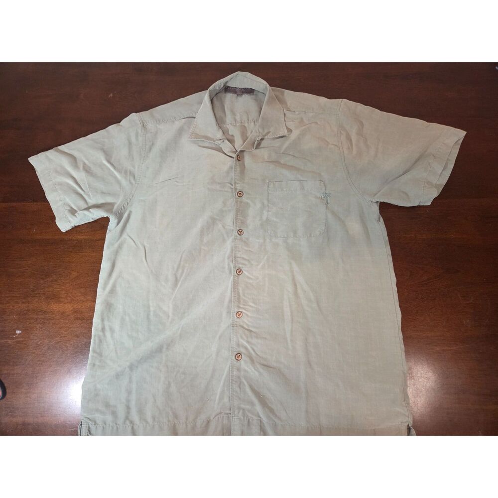 ​Honolua Surf Co Shirt Mens Large L Modal Blend Sage Green Short Sleeve Aloha